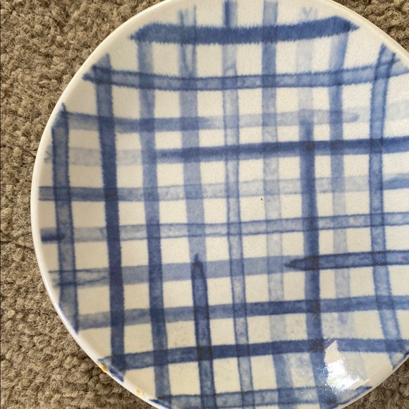 COPY - Tag Blue and White Gingham Dinnerware Set - Picture 3 of 6